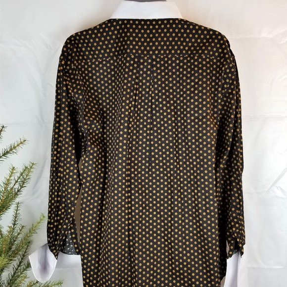 Avanti Uomo Black & Tan w/ White French Cuff - Picture 7 of 8